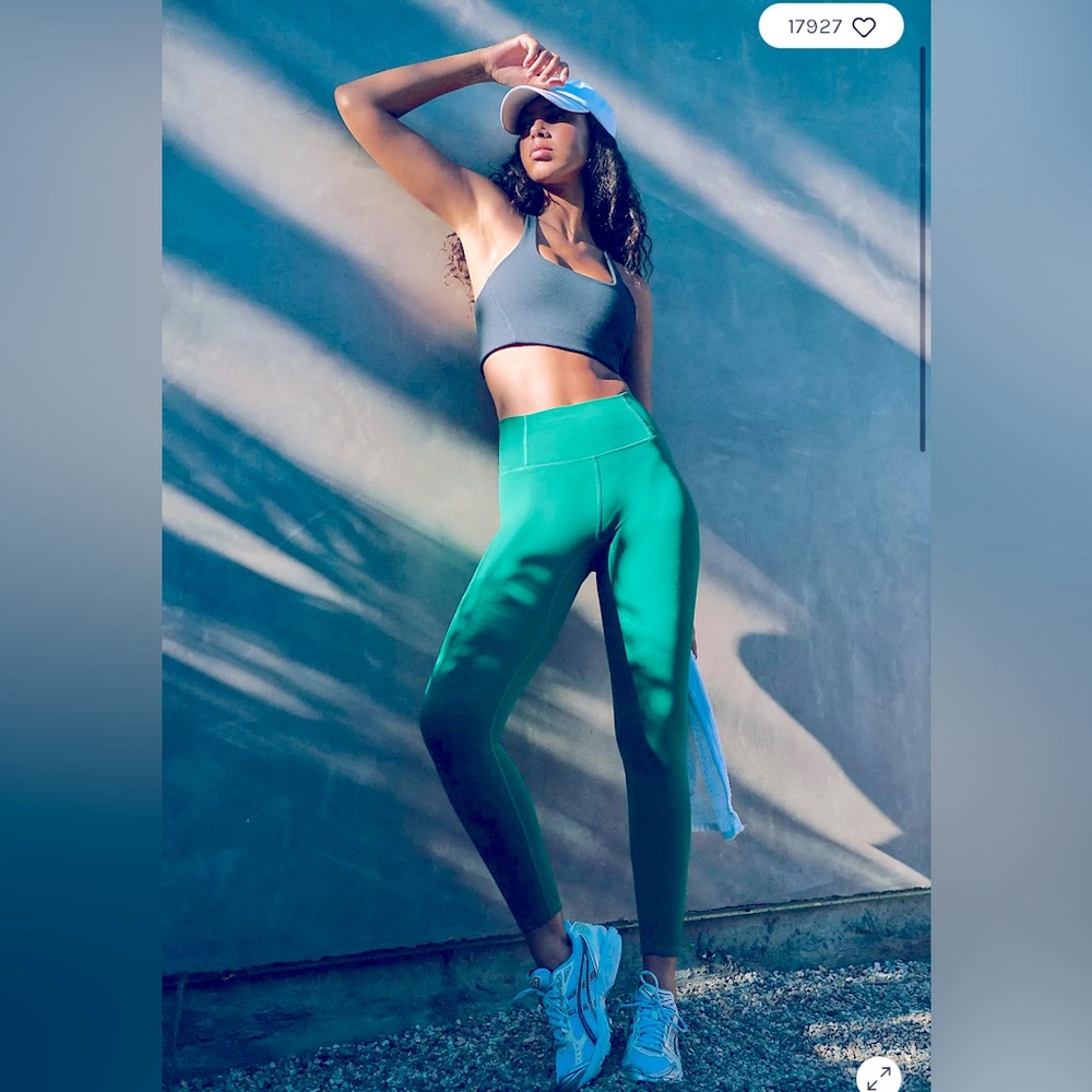 NWT FREE PEOPLE hatch never better legging in heritage green